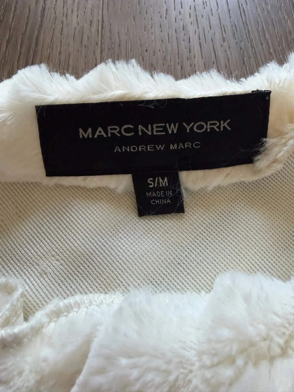 Faux Fur Cream Infinity Scarf